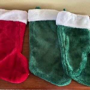 Red and Green Christmas Stockings